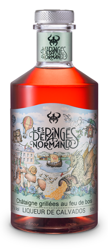 Dérangé Châtaignes grillées au feu de bois